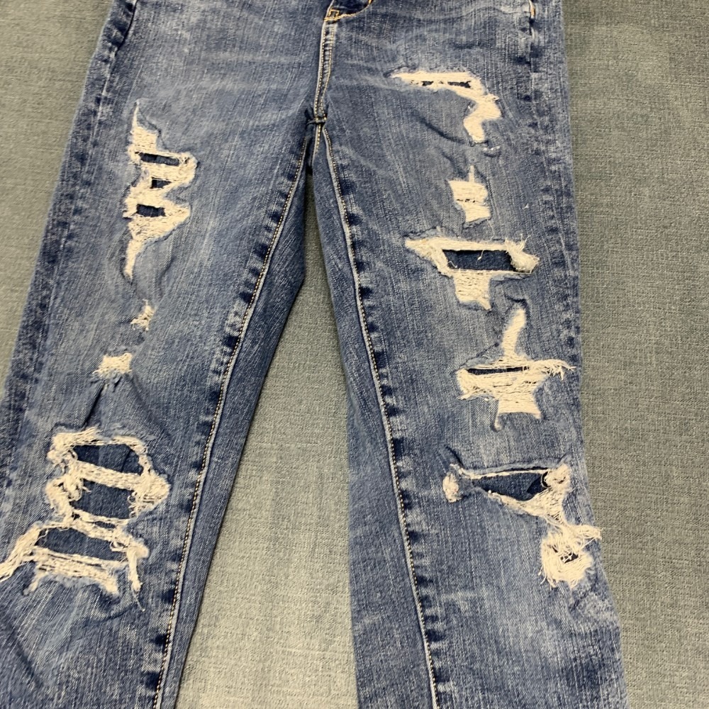 American Eagle Outfitters Curvy Jegging Jeans Womens 0R Blue Denim High Rise - Picture 5 of 16
